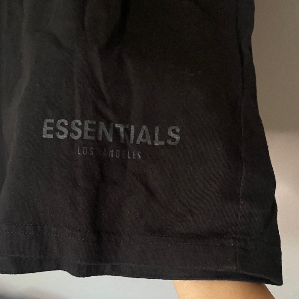 Essentials Black Short Sleeve Tee